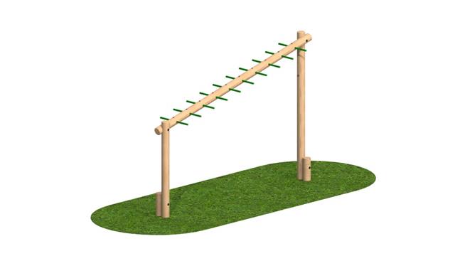 Sloping Monkey Bars